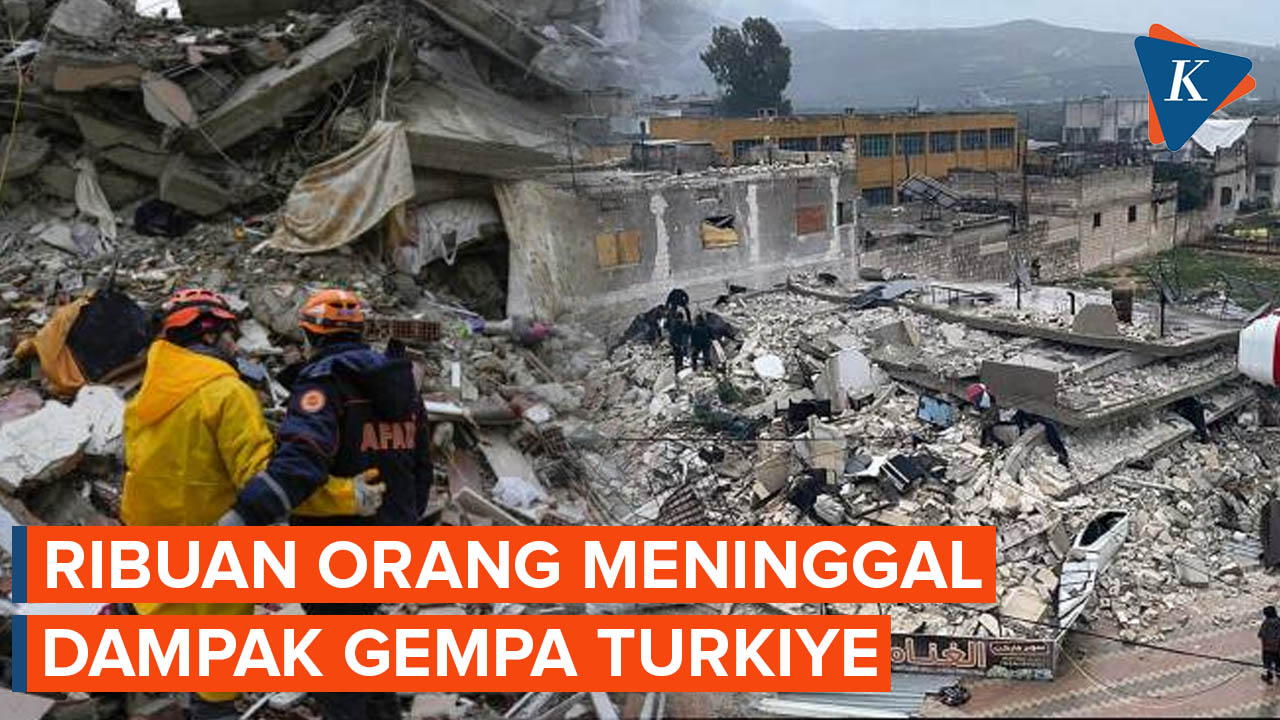 Ribuan Orang Meninggal Akibat Gempa Turkiye