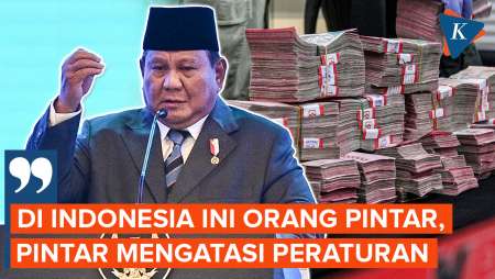 Prabowo: Orang Indonesia Pintar "Ngakalin" Aturan