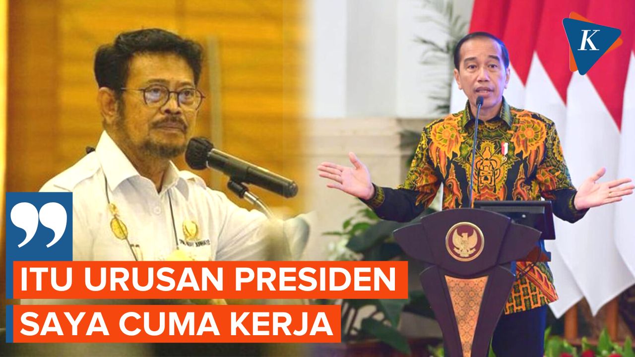 Respons Mentan Syahrul Yasin Limpo soal Isu Reshuffle