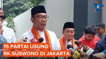 RK-Suswono Diantar 15 Partai Daftar Pilkada Jakarta