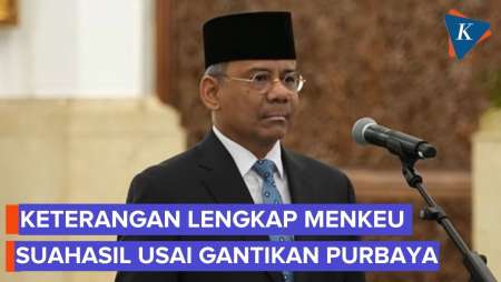 [FULL] Keterangan Menkeu Suahasil Nazara Usai Dilantik Prabowo