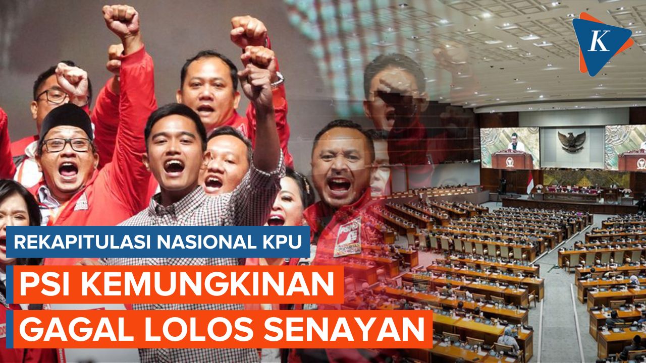 Rekapitulasi Nasional KPU Sisa Dua Dapil di Papua, Suara PSI 2,79 Persen