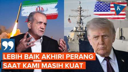 Presiden Iran Ungkap Saat Ini Waktu Yang Tepat Akhiri Perang Lawan AS