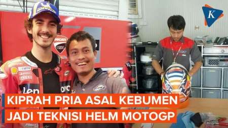 Kisah Mugiyono, Teknisi Helm MotoGP dari Kebumen