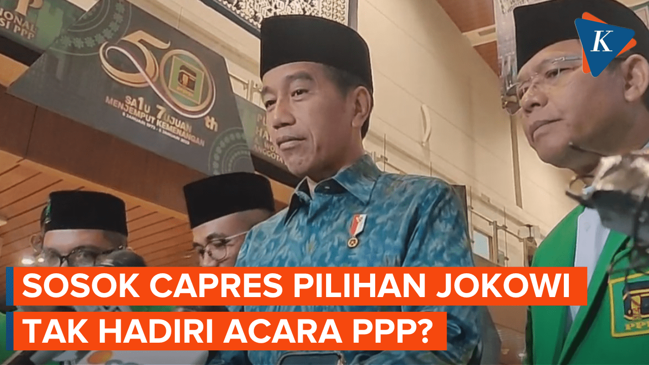 Jokowi Ungkap Ada Capres Pilihannya yang Tak Hadiri Harlah PPP