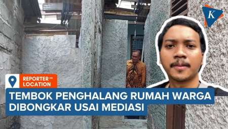 Warga Cililitan Berdamai dengan Tetangga, Tembok Penghalang Rumah Akhirnya Dibongkar