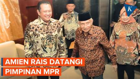 Amien Rais Datangi Pimpinan MPR di Senayan, Bahas Apa?