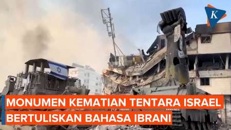 Mengenal Monumen Kematian 13 Tentara di Gaza yang Dirobohkan Israel