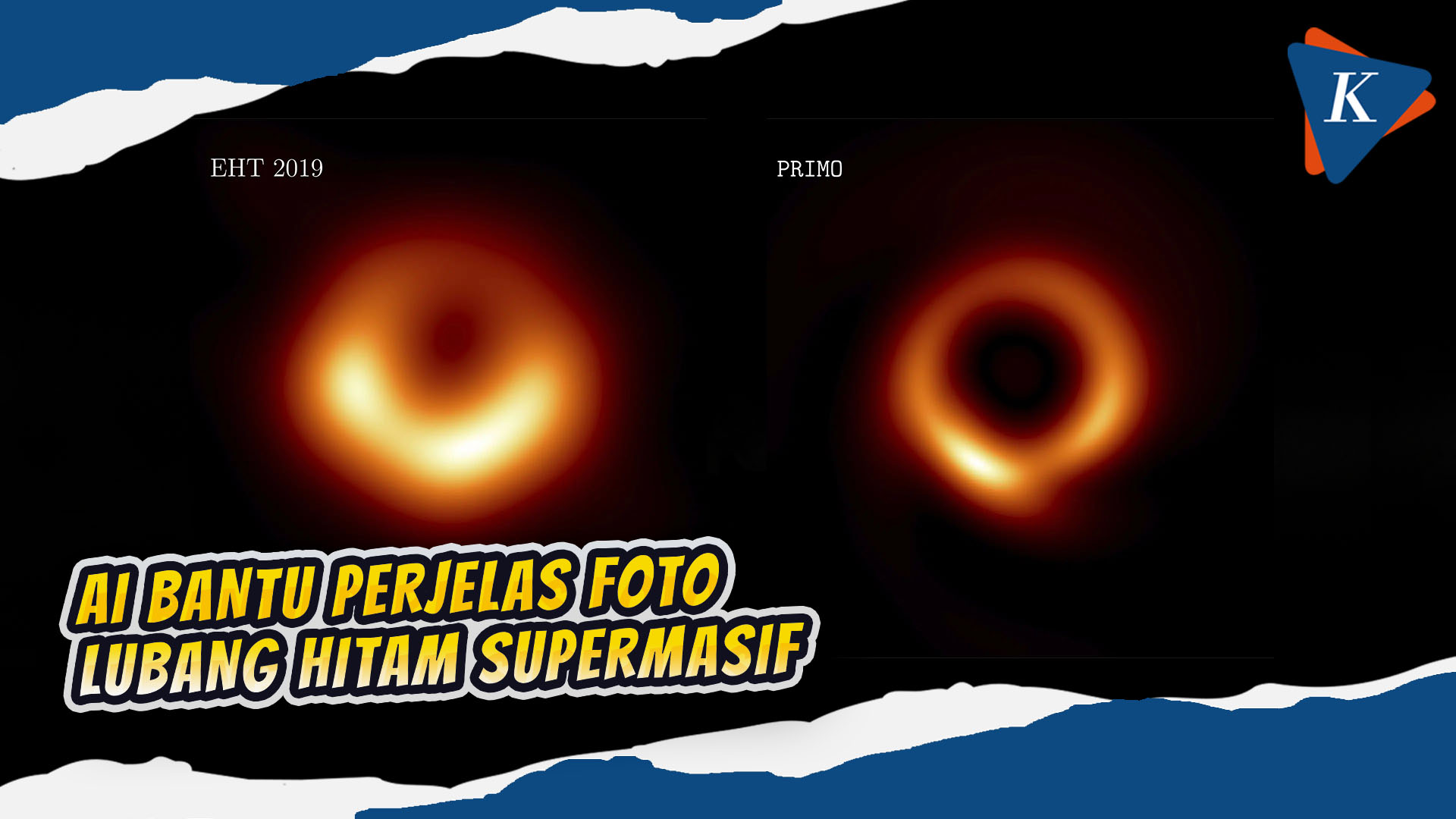 Penampakan Black Hole Pertama yang Dipertajam AI, Seperti Apa?