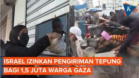 Israel Izinkan Masuk Pengiriman Tepung ke Jalur Gaza