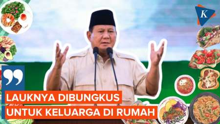 Prabowo Cerita Uji Coba Makan Siang Gratis di Jawa Barat, Lauknya Dibawa Pulang