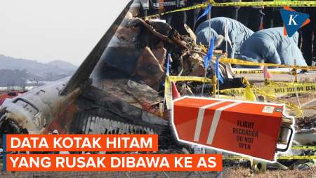 Data Rekaman Suara Kotak Hitam Jeju Air Berhasil Diekstraksi