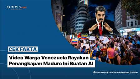 [Klarifikasi] Video Warga Venezuela Rayakan Penangkapan Maduro Ini Buatan AI