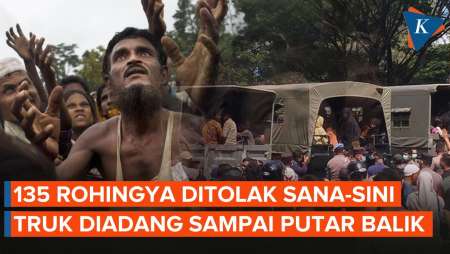 Truk Bawa 135 Pengungsi Rohingya ke Kamp Pramuka Diadang Warga, Balik Arah ke Kantor Gubernur