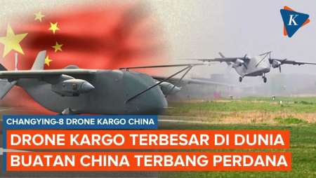 Drone Kargo Changying-8 China Terbang Perdana