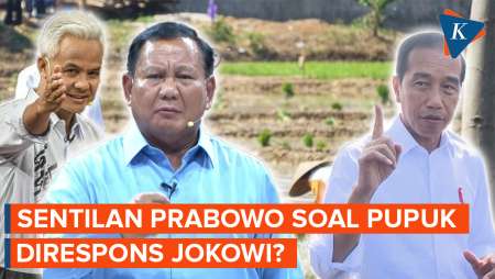 Prabowo Sentil Ganjar soal Kelangkaan Pupuk, sedangkan Jokowi Pastikan Stoknya Aman