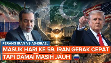 Hari Ke-59 Perang AS-Israel Vs Iran: Iran Genjot Diplomasi, Konflik Dengan AS Belum Mereda