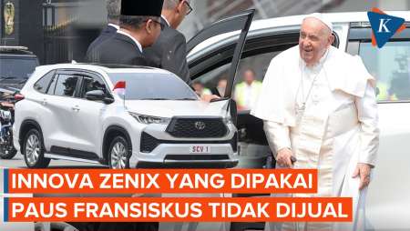 Mobil Innova Zenix yang Dipakai Paus Fransiskus di Indonesia Tak Akan Dijual