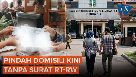 Pindah Domisili Kini Tidak Perlu Surat Pengantar RT-RW, Bagaimana Prosedurnya?