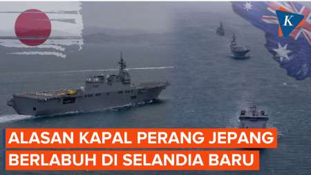 Teka-teki Kapal Perang Jepang Berlabuh di Selandia Baru, Apa Tujuannya?