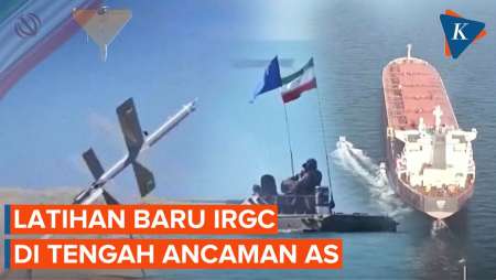 Potret Latihan Militer IRGC Usai Peningkatan Militer AS Ke Timur Tengah