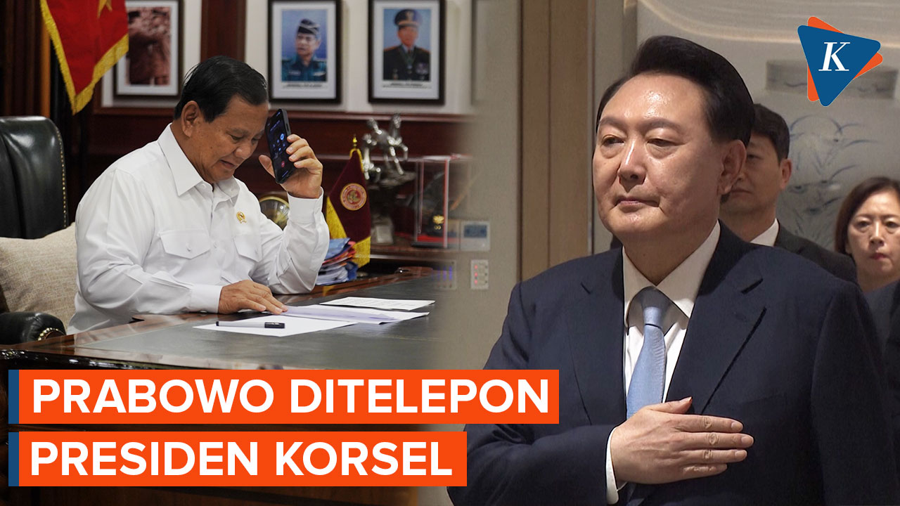 Prabowo Diberi Selamat oleh Presiden Korsel