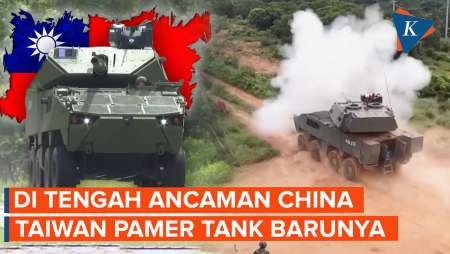 Militer Taiwan Pamer Tank Baru, Bisa Melesat Tembus 100 Km/Jam