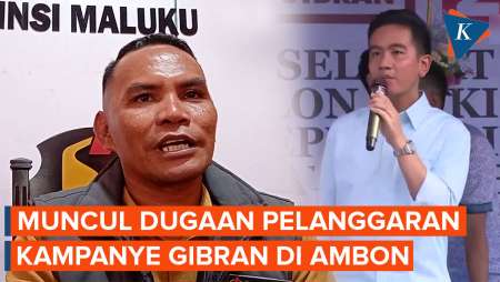 Bawaslu Sebut Ada Indikasi Pelanggaran dalam Kampanye Gibran di Ambon