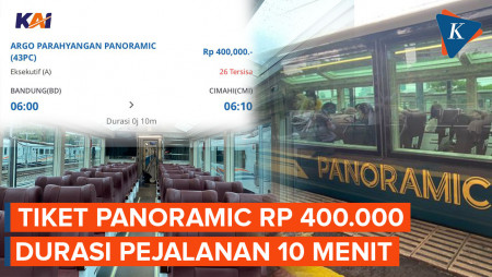 Naik Kereta Panoramic Cuma 10 Menit Bayar Tiket Rp 400.000, Kok Bisa?