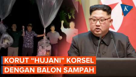 Lagi! Korea Utara 'Hujani' Balon Sampah ke Korea Selatan