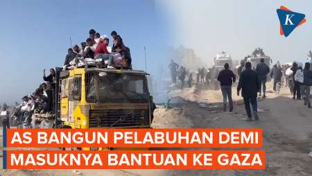 AS Akan Bangun Pelabuhan di Gaza untuk Penyaluran Bantuan