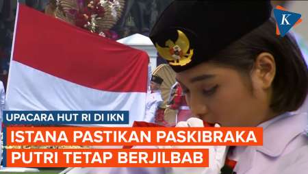 Istana Pastikan Paskibraka Putri Tetap Kenakan Jilbab Saat Upacara HUT…