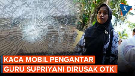 Pecah di Kaca! Mobil yang Mengantarkan Guru Supriyani ke Sidang Dirusak