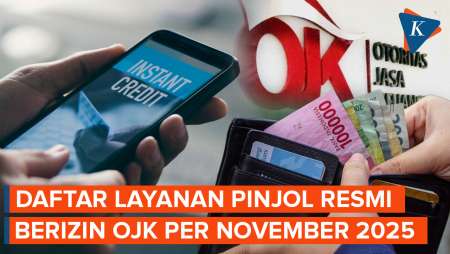 Daftar Pinjol Resmi OJK November 2025, Cek 96 Fintech Legal Terbaru