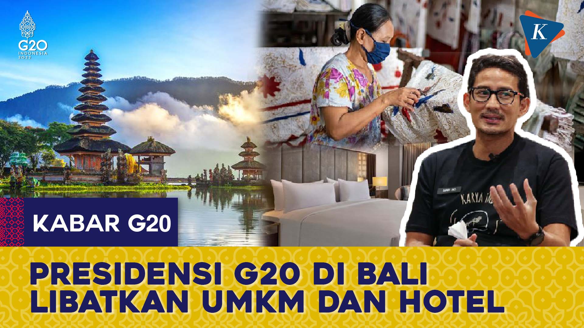 Menparekraf Sebut Akan Ada 100 UMKM dan 40 Hotel di Presidensi G20 Bali