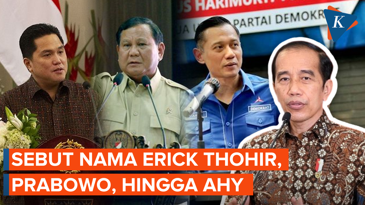 Ini Daftar Nama Kandidat Capres 2024 Menurut Jokowi