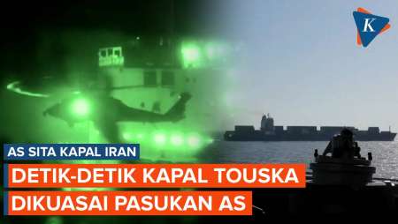 Detik-detik Penyerbuan US Navy ke Kapal Iran "Touska" di Teluk Oman