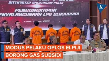 Begini Modus Pengoplos Gas Elpiji, Pakai Es Batu