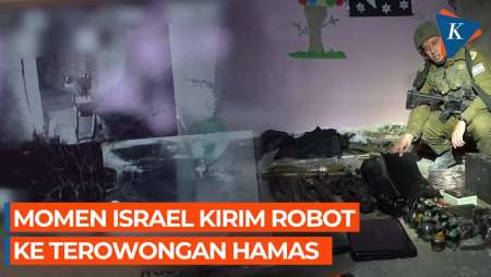 Israel Kirim Robot ke Terowongan Hamas, IDF Pamer Senjata Rampasan dan Buat Tudingan