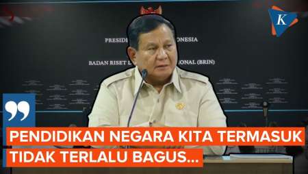 Prabowo Soroti Pendidikan RI Yang Masih Tertinggal, Kalah Dari Thailand Hingga Vietnam