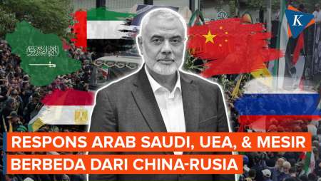 Arab Saudi, UEA, dan Mesir Tak Kecam Kematian Ismail Haniyeh