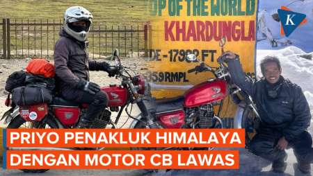 Petualangan Epik Priyo Handoko, Tembus Himalaya Pakai Motor CB Tua