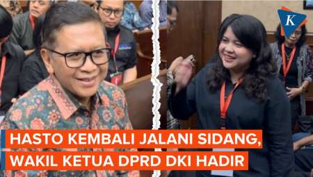 Wakil Ketua DPRD DKI Hadiri Sidang, Hasto: Terus Berjuang Kawal Mas Pramono