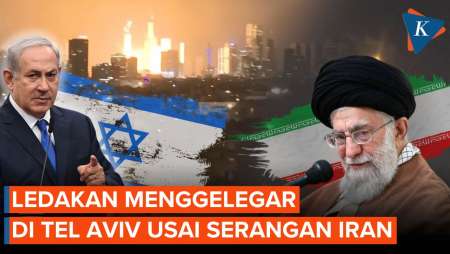 Iran Serang Israel! Ledakan Terdengar di Tel Aviv