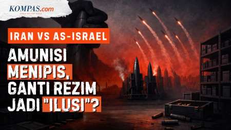 Rudal Iran "Cekik" AS: Ambisi Ganti Rezim Tersendat Stok Amunisi