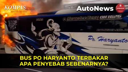 Bus PO Haryanto Terbakar, Diduga karena Masalah AC