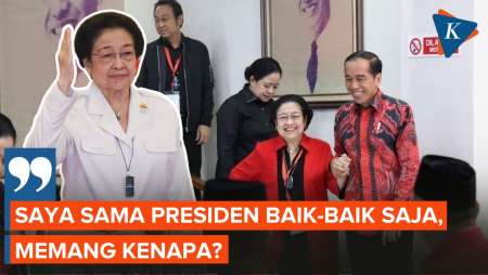 Megawati Sebut Dirinya Akur dengan Jokowi