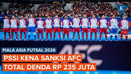AFC Sanksi PSSI Usai Piala Asia Futsal 2026, Denda Tembus Rp 235 Juta!