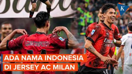 Ketika Jersey Milan Dihiasi Nama Indonesia, Tanda Cinta untuk Mama...