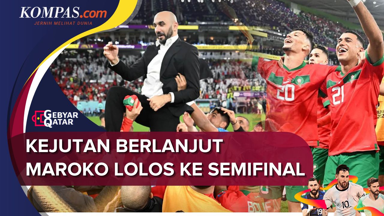 Kejutan Piala Dunia 2022, Taklukkan Portugal Maroko Rebut Tiket Semifinal